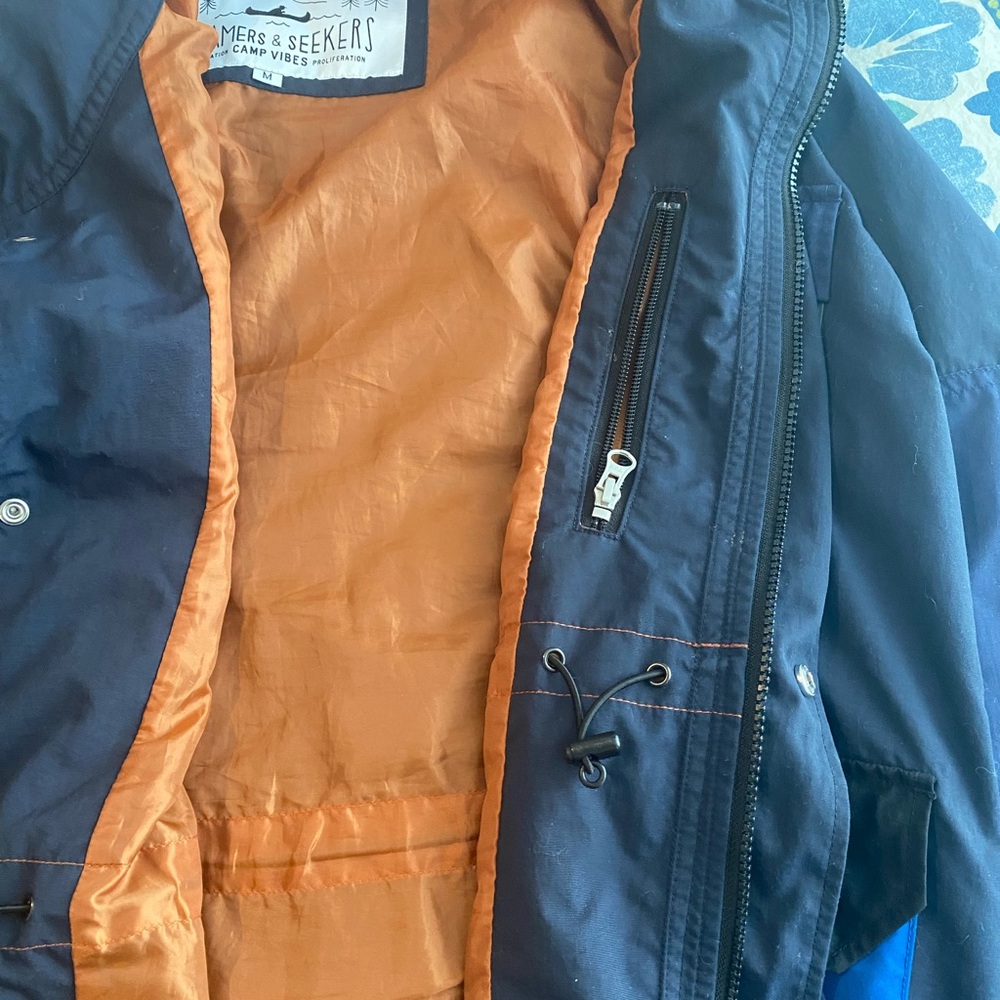 Poler Draft Jacket , Navy Blue, Water-resistant , Camping, Outdoors, Streetwear - Picture 5 of 16